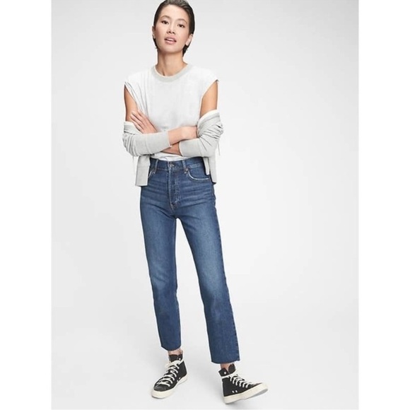 GAP Cheeky Straight High Rise Jeans - Picture 1 of 8